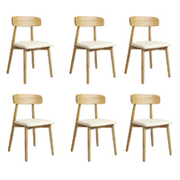 Levede 6x Dining Chairs Kitchen Chair