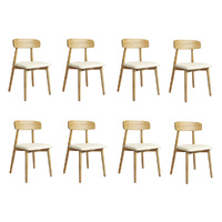 Levede 8x Dining Chairs Kitchen Chair