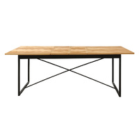 Levede Dining Table Extendable Rectangle Kitchen