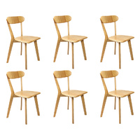 Levede 6x Dining Chairs Wooden Kitchen Chair