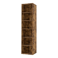Levede BookShelf Storage Shelves 6 Tier Bookcase Display Unit Organizer Cabinet