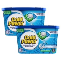 Cold Power Advanced Clean x 52 Laundry Detergent Capsules