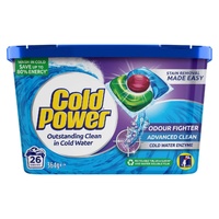 Cold Power Odour Fighter x 26 Laundry Detergent Capsules