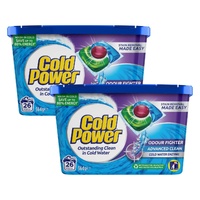 Cold Power Odour Fighter x 52 Laundry Detergent Capsules