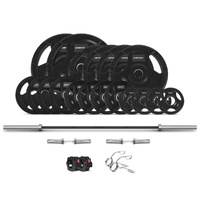 CORTEX 145kg Tri-Grip V2 50mm Olympic Plate Set