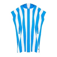 Dock & Bay Adult Poncho Hooded Towel | Cabana Collection | Bondi Blue L