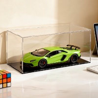 Artiss Clear Acrylic Display Case Dustproof Protection Box For Car Toys 15CM