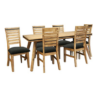 Seashore Dining Table with 6 Chairs