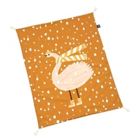  Light Blanket with Fringe Medium SNOWFLAKE SHEELA | Ercu