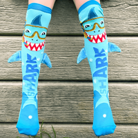  Shark Socks With Spikes Kids & Adults Age 6 - 99
