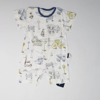 Domia Silky Bamboo Short Sleeve Baby Romperr Engineering Team M