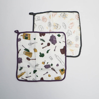 Domia handkerchief gorment food 2pcs