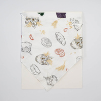 Domia Bamboo Fiber Cotton Gauze Triangle Bib food