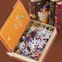  Cat in Art Puzzle - Van Gogh?s Self Portrait