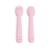  Feedie Fork Spoon Set- Powder Pink