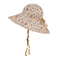 Bedhead Girls Wide- Brimmed Sun Bonnet Hat- Matilda/Maize S