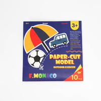 Flower MonacoPaper Cut Model Outdoor Exercise