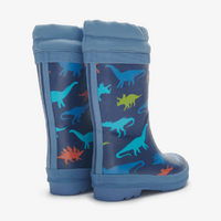  Rainy Rainbows Sherpa Lined Kids Rain Boots Size 8