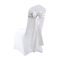 50x Satin Chair Sashes Cloth Cover Wedding