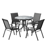 Gardeon Outdoor Dining Set Table and Chairs Patio Garden Furniture Bistro Set