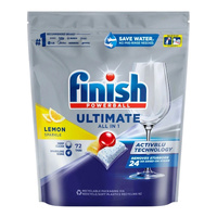 Finish Ultimate All in 1 x 72 Lemon Sparkle Dishwashing Tablets
