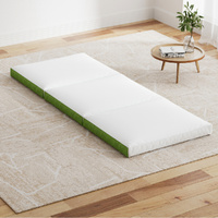 Bedding Foldable Mattress Folding Foam Trifold Green