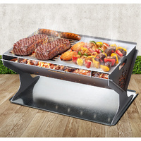 Fire Pit BBQ Grill Steel