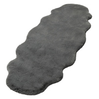  Floor Rug Area Rugs Cloud Fluffy 60X160cm Grey