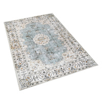 Marlow Floor Rug Short Pile Washable Vintage Carpet Soft Plush Non Slip 80x120