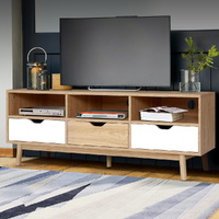 Neston TV Cabinet Entertainment Unit Stand Wooden Storage 140cm Scandinavian