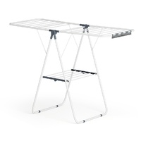 Artiss 2 Tier Clothes Rack Airer Foldable 139CM White