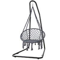 Gardeon Hammock Hanging Chair with Steel Stand