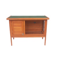 Little Buddies Wooden Pet Rabbit Hutch 2 Sections