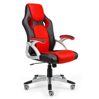 Racing Office Chair Seat Executive Computer Gaming PU Leather Deluxe.