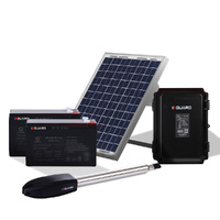 E-GUARD Swing Solar Automatic Gate Opener 450KG 3.5M Motor Remote Control