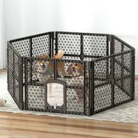 Pet Dog Playpen Enclosure Fence Puppy Cage Plastic Play Pen Fold