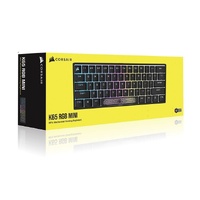 CORSAIR K65 RGB MINI 60% Mechanical Gaming Keyboard, Backlit RGB LED, CHERRY MX SPEED Keyswitches