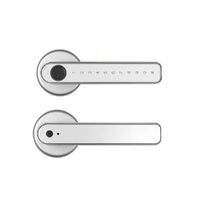 Smart Fingerprint Door Lock Electronic Handle Digital Password Bluetooth Key APP.