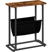 Phillipsburg Industrial Side Table with Magazine Holder Sling and Metal Structure