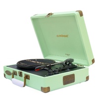 MBEAT Woodstock 2 Retro Turntable Player
