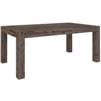 Dining Table Solid Acacia Timber Wood - Stone Grey