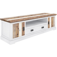 Davie ETU Entertainment TV Unit 2 Door Solid Acacia Timber - Multi Color
