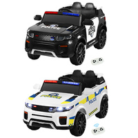 Kids Ride On Car Electric Patrol Police Toy Cars Remote Control 12V