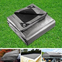Tarp Camping Tarps Poly Tarpaulin Heavy Duty Cover 180gsm Silver