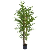 Natural Bamboo Trunk (Real Touch Leaves)