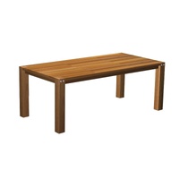 Sturdy 2 Metre Table Brush Finish