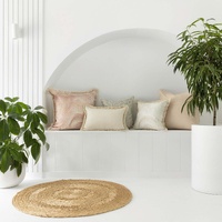 Cushion Cover-With Piping-Zig Zag Blush