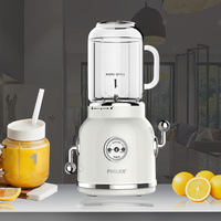 PHILEX 600ml Electric Blender Juice Smoothie Mixer Retro + 2 Cups