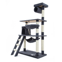 140cm Cat Tree Maple Multi Level Scratcher