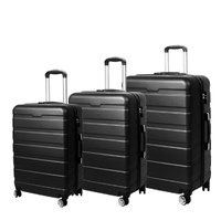 Luggage Suitcase Trolley 3Pcs set 20 24 28 Travel Packing Lock